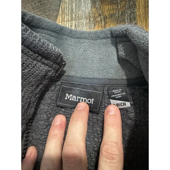 marmot jacket mens Small Thick Gray Warm - Picture 4 of 7